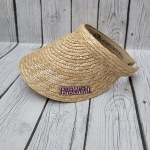 Harvard LogoFit Straw Sun Visor